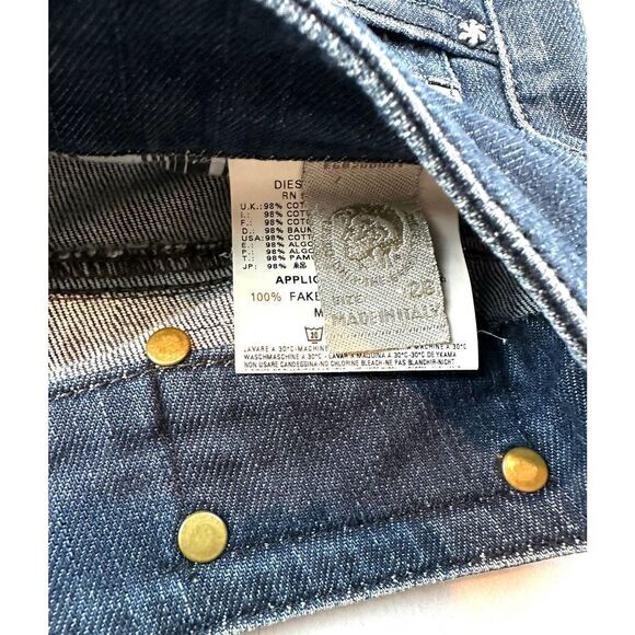 Diesel Dark Blue Louvely Stretch Denim Jeans Women's W: 28 L: 32 Read‎ - Picture 4 of 12